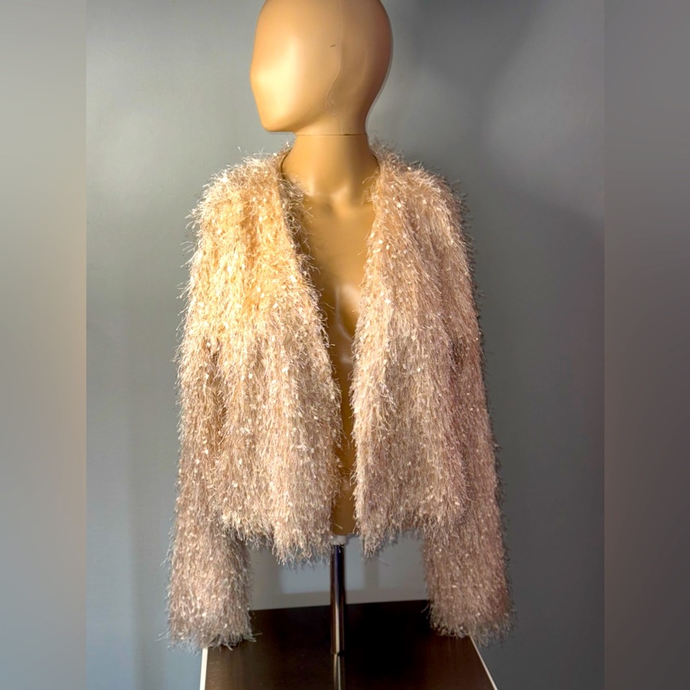 Forever 21 Cropped Fuzzy Jacket